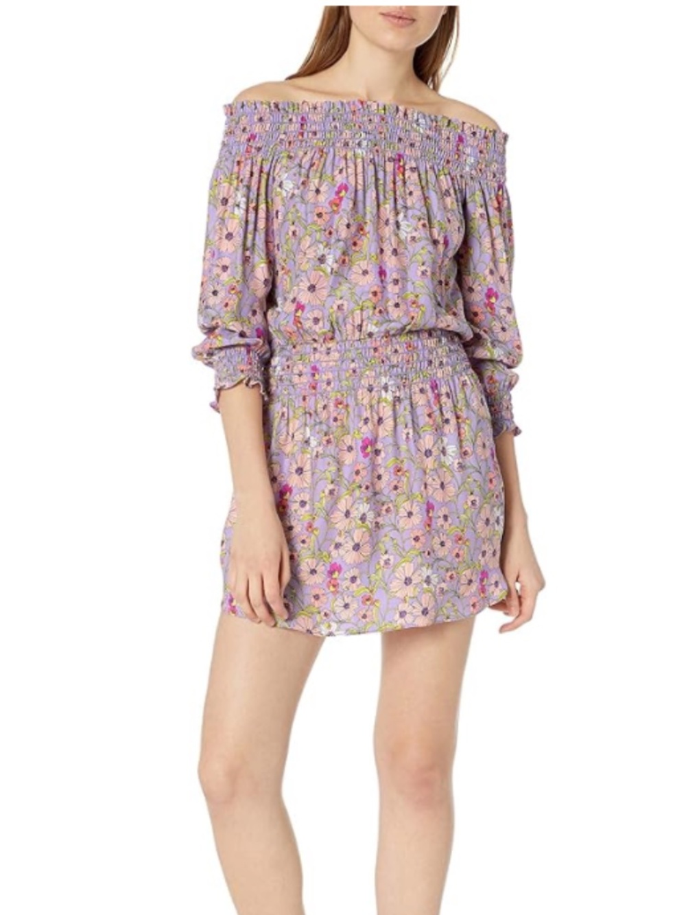 NWT! Alice & Trixie Maya Dress 100% Silk Strapless-Friendly Multicolor Size L